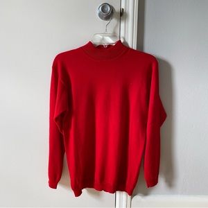 Mock neck sweater